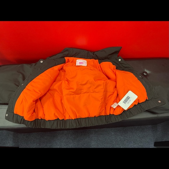 Cropped Puff Bomber Jacket - Picture 2 of 3